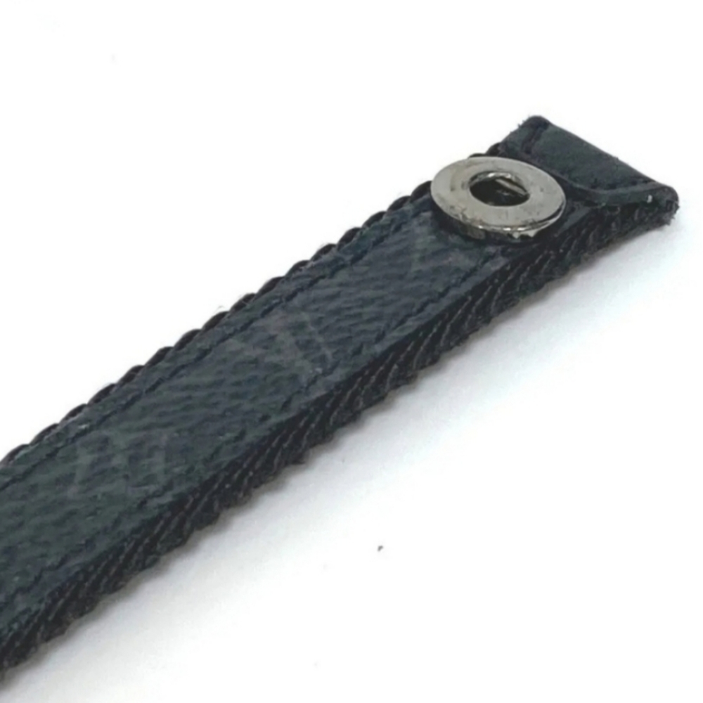 LOUIS VUITTON REVERSABLE BRACELET ON SIDE CLASSIC LV 🤎 PATTERN OTHER SIDE RED ❤ - Picture 4 of 6